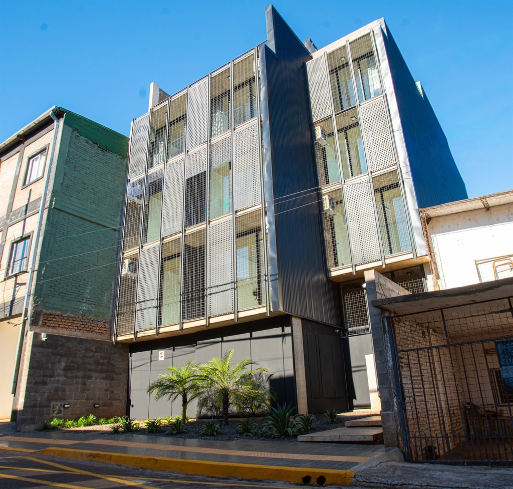 Fachada del Edificio Hábitat